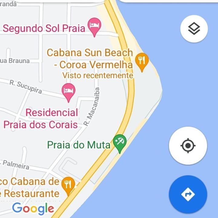 Apto 300Mt Praia Coroa Vermelha ซานตาครูซ กาบราเลีย ภายนอก รูปภาพ